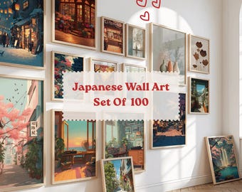 Ensemble de plus de 100 estampes japonaises à imprimer | Galerie d'art Japandi et Ukiyo-e