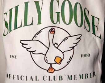 Silly Goose Tote Bag • “Honk More, Worry Less” Canvas Bag for Shopping