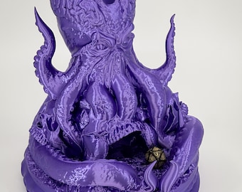 Trotzt dem Bösen Oktopus Schädel Würfelturm