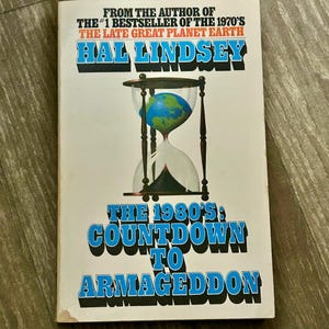 The 1980s Countdown to Armageddon Vintage Book | Hal Lindsey Softcover