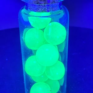 10 Uranium Mini Marbles in a bottle
