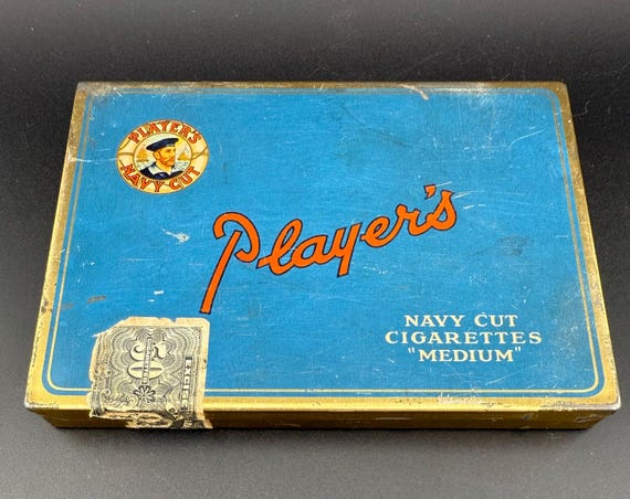 Vintage 1950 Player's Navy Cut Cigarette 