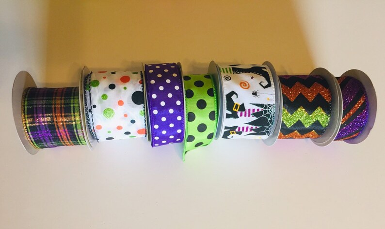 wired ribbon wreath making kit wreath supplies diy crafting supplies Ribbon lot holiday ribbon