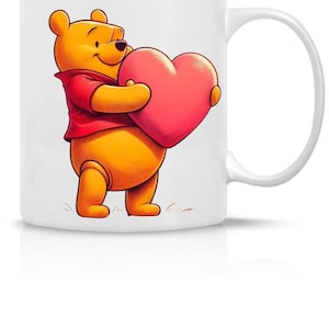 Bonita taza con forma de abrazo de oso, regalo conmovedor para seres queridos, taza de amor personalizada.