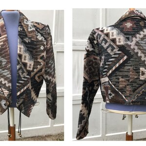 Vintage 90er Jahre Damen L L Bean Jacke Sudwestlichen Druck Etsy