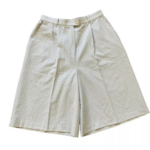 Jupe- Short Liz Claiborne LizSport – Femme Taille 12 – Kaki – Coton