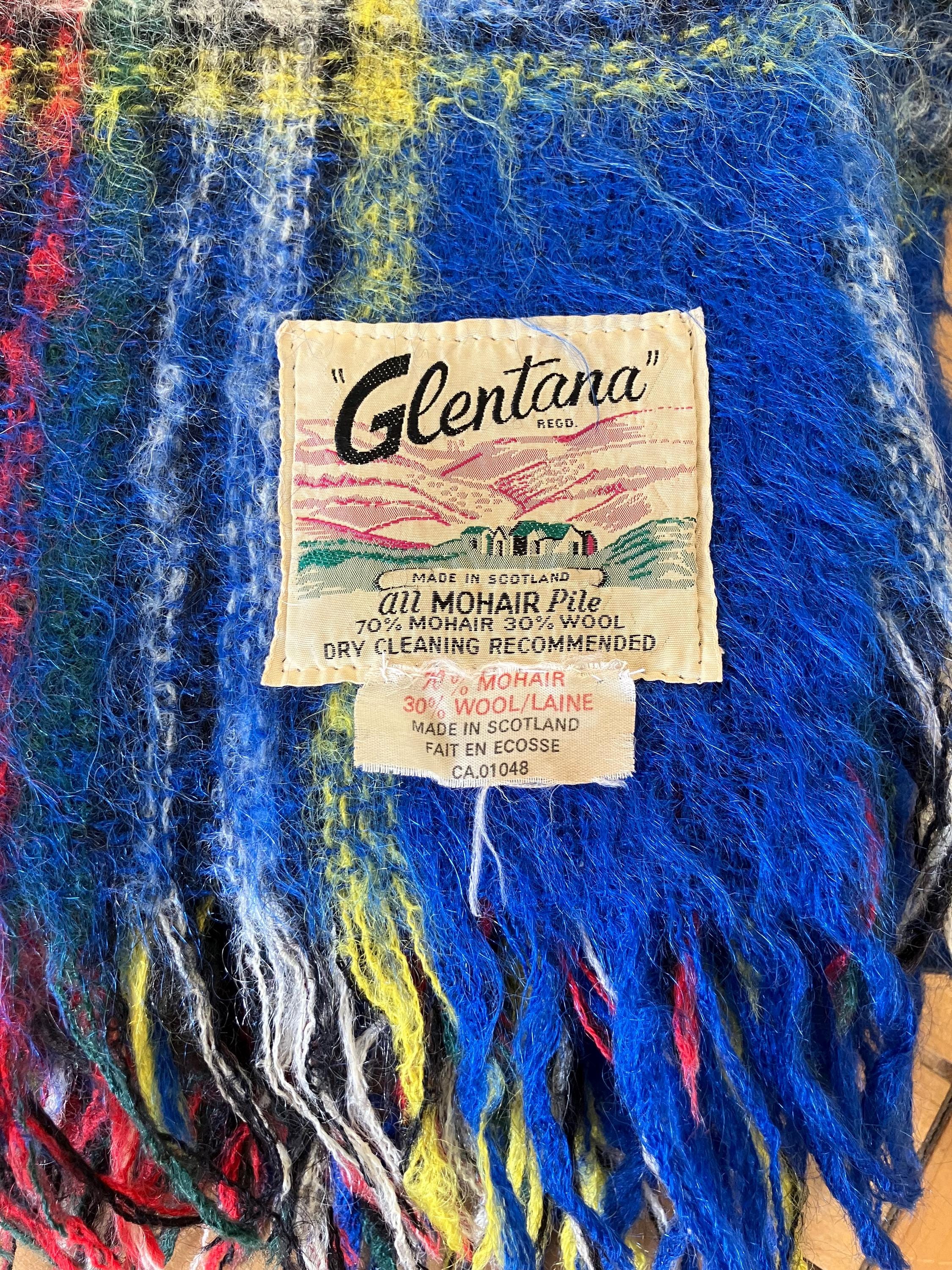 Glen Cree Mohair - Etsy Vintage 100% Scarf CREE GLEN MOHAIR IN