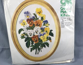 Kit Photo Vintage Columbia Minerva - Motif Chiots Et Chatons Beth Morehead - Avec Tissu, Aiguille, Fil