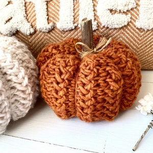 CROCHET PATTERN, The Wheatley Crochet Pumpkin Pattern in Two Sizes, Crochet Pumpkin Pattern, Crochet Pumpkins image 3
