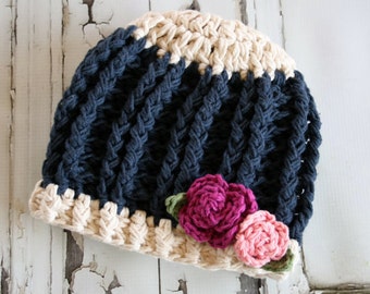 Crochet Hat Pattern, The Ruby Rose Hat, Girls Crochet Pattern, Hat Pattern, Hat Pattern, Hat Pattern, Crochet hat Pattern, Crochet Pattern