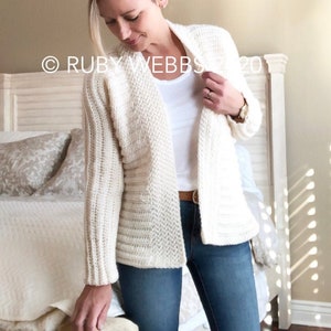 CROCHET PATTERN, The Kaleigh Cardigan, Sweater Pattern, Crochet Sweater Pattern, Crochet Cardigan Pattern, Crochet, Pattern, Sweater