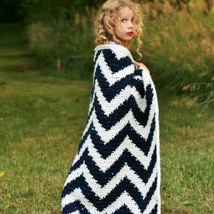 Crochet Pattern, The Cheyenne Chevron Afghan Pattern, Crochet Afghan Pattern, Crochet Chevron Pattern, Crochet Blanket Pattern, image 4