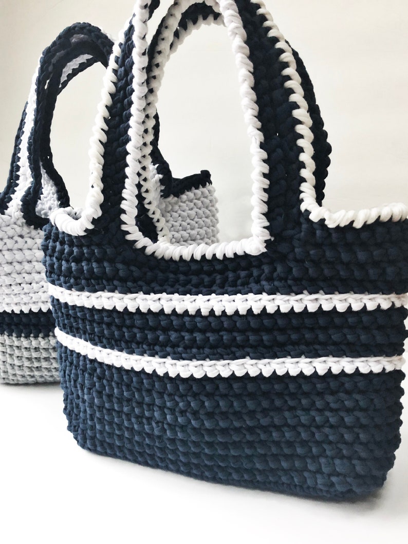 CROCHET PATTERN, The Oceana Crochet Tote, Crochet Pattern, Easy Bag Pattern, Beach Bag Pattern, Crochet Bag Pattern, Crochet Tote Pattern image 2