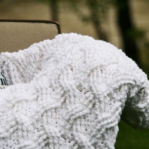Crochet Afghan Pattern, The Hudson Afghan Pattern, Crochet Pattern, Crochet Afghan Pattern, Cabled Afghan Pattern, Blanket Pattern bild 5