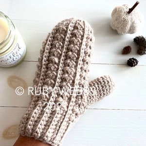 CROCHET PATTERN, The Wintertide Mittens, Crochet Mittens, Easy Pattern, Mitten Pattern, Crochet Mittens, Pattern, Crochet image 2