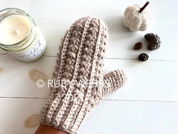 19+ Easy Mitten Crochet Pattern