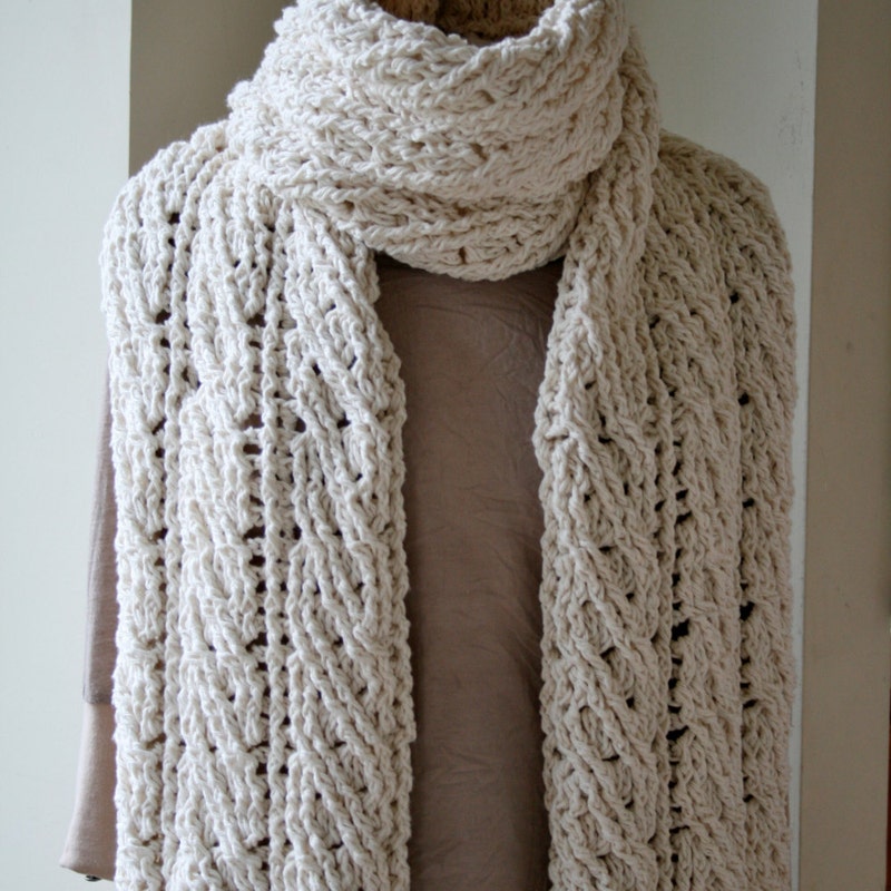 Crochet Scarf Women Etsy