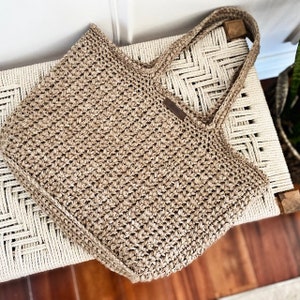 CROCHET PATTERN, The Tessa Crochet Tote, Crochet Bag Pattern, Crochet Pattern