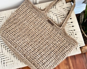 CROCHET PATTERN, The Tessa Crochet Tote, Crochet Bag Pattern, Crochet Pattern