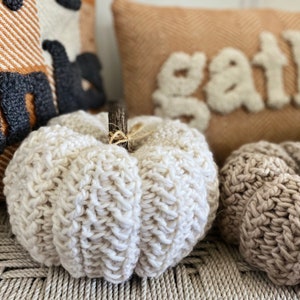 CROCHET PATTERN, The Wheatley Crochet Pumpkin Pattern in Two Sizes, Crochet Pumpkin Pattern, Crochet Pumpkins image 9