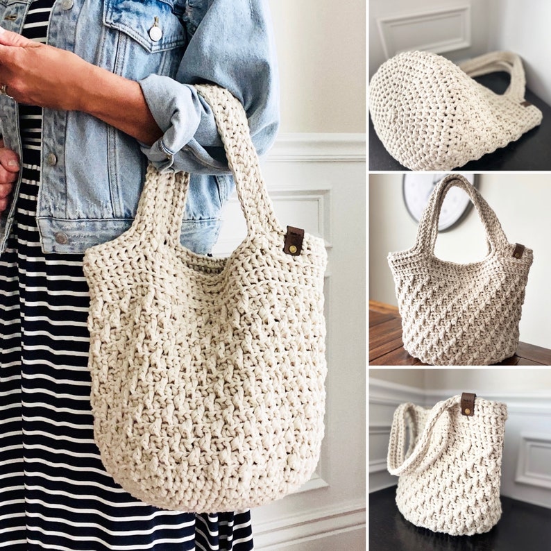 CROCHET PATTERN, The Rory Chunky Crochet Bag Pattern, Crochet Pattern image 2