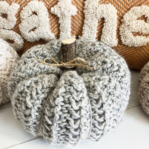 CROCHET PATTERN, The Wheatley Crochet Pumpkin Pattern in Two Sizes, Crochet Pumpkin Pattern, Crochet Pumpkins image 4