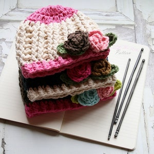 Crochet Hat Pattern, Baby Girl Crochet Hat Pattern, Baby Girl Pattern, Newborn Girl, Photo Prop, Crochet Pattern, Pattern,