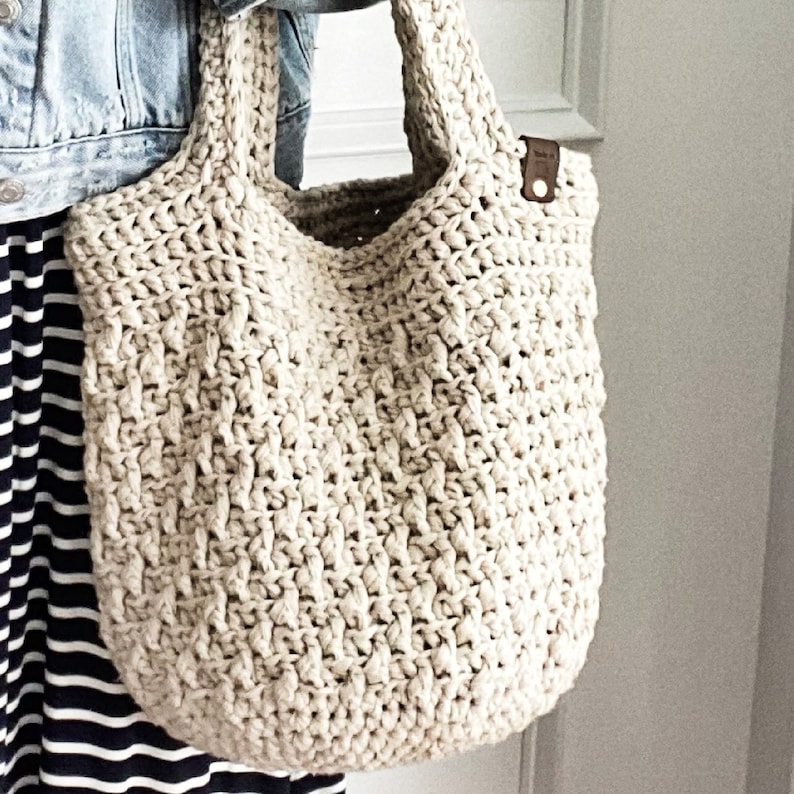 CROCHET PATTERN, The Rory Chunky Crochet Bag Pattern, Crochet Pattern image 8