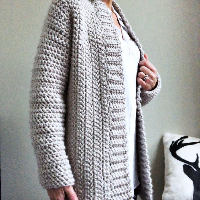 CROCHET PATTERN, The Chrislyn Cardigan, Sweater Pattern, Crochet Sweater Pattern, Crochet Cardigan Pattern, Crochet, Pattern, Sweater image 5