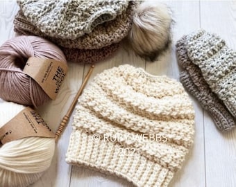 CROCHET PATTERNS, The Jordy Hat and Mittens, Women's Hat and Mitten Pattern, Crochet Pattern
