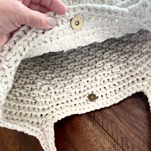 CROCHET PATTERN, The Rory Chunky Crochet Bag Pattern, Crochet Pattern image 7