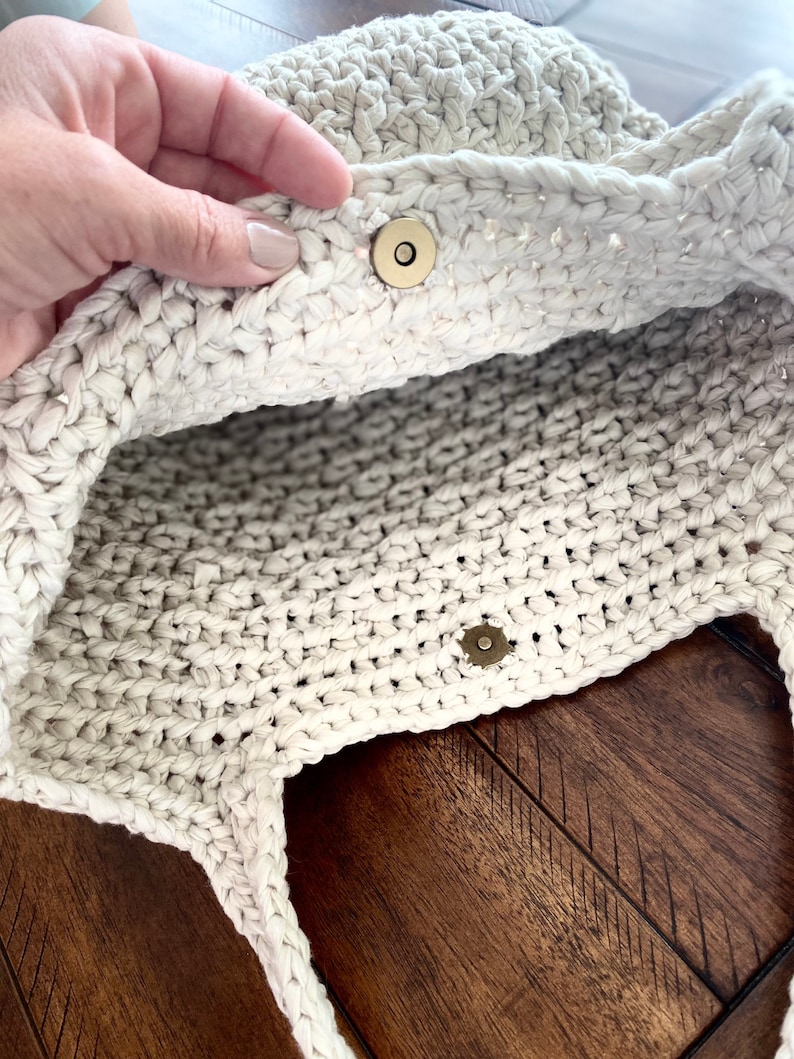 CROCHET PATTERN, The Rory Chunky Crochet Bag Pattern, Crochet Pattern image 7