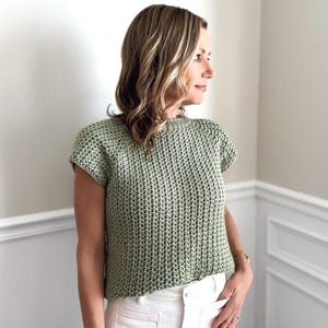CROCHET PATTERN, The Cashtan Sweater by Ruby Webbs, Crochet Top Pattern