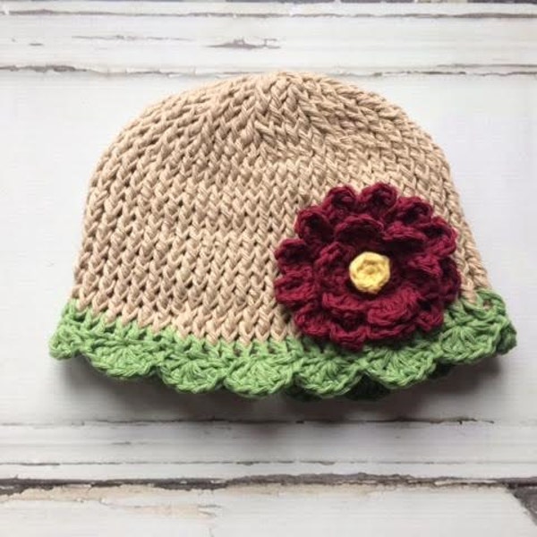 Crochet Pattern, The Harmony Hat Pattern, 4 Sizes, Crochet, Spring, Hat Pattern, Spring, Crochet Pattern, Craft Supply, DIY Hat Pattern