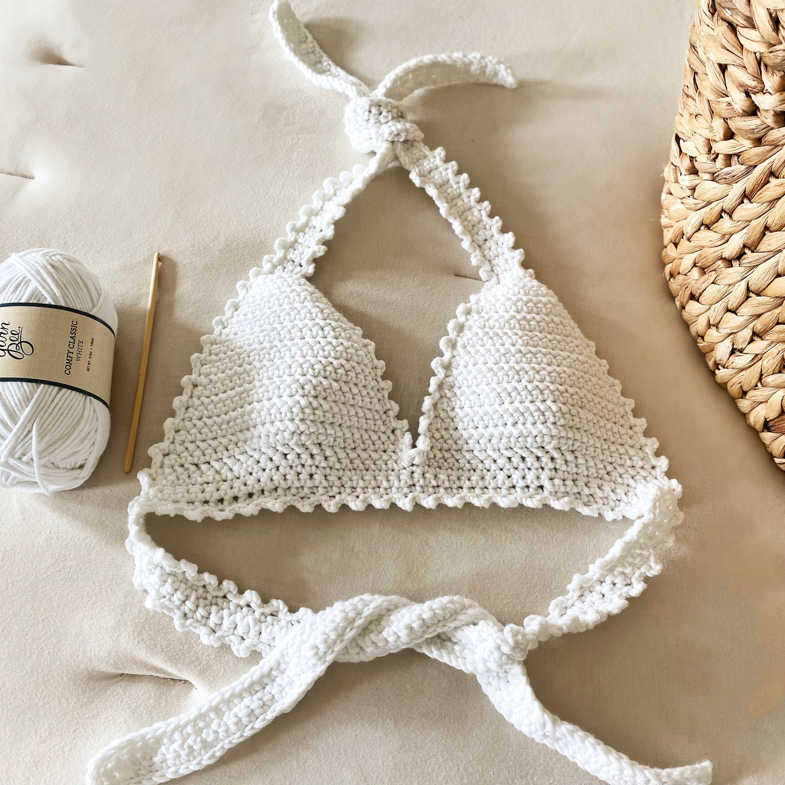 CROCHET PATTERN The Daisy Bralette Crochet Bralette pattern Etsy
