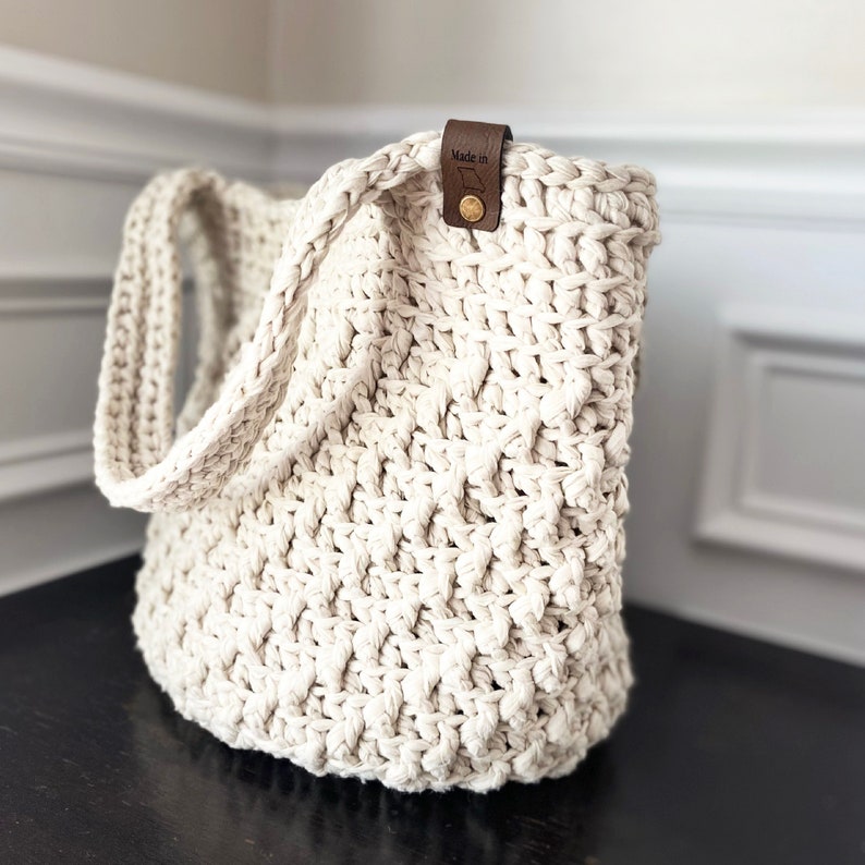 CROCHET PATTERN, The Rory Chunky Crochet Bag Pattern, Crochet Pattern image 5