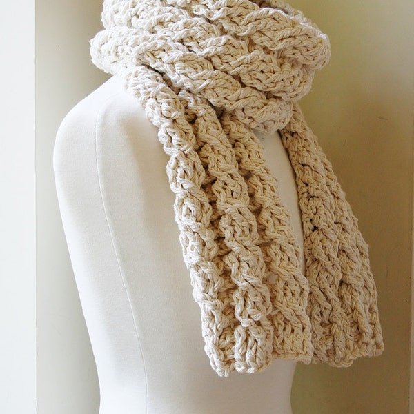 Crochet Scarf Pattern, Womens Cabled Scarf Pattern, Crochet Pattern, Crochet Scarf Pattern, Ladies Scarf, Patterns, Crafts,