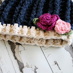 Crochet Hat Pattern, The Ruby Rose Hat, Girls Crochet Pattern, Hat Pattern, Hat Pattern, Hat Pattern, Crochet hat Pattern, Crochet Pattern image 5