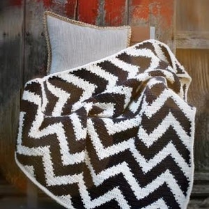 Crochet Pattern, The Cheyenne Chevron Afghan Pattern, Crochet Afghan Pattern, Crochet Chevron Pattern, Crochet Blanket Pattern,