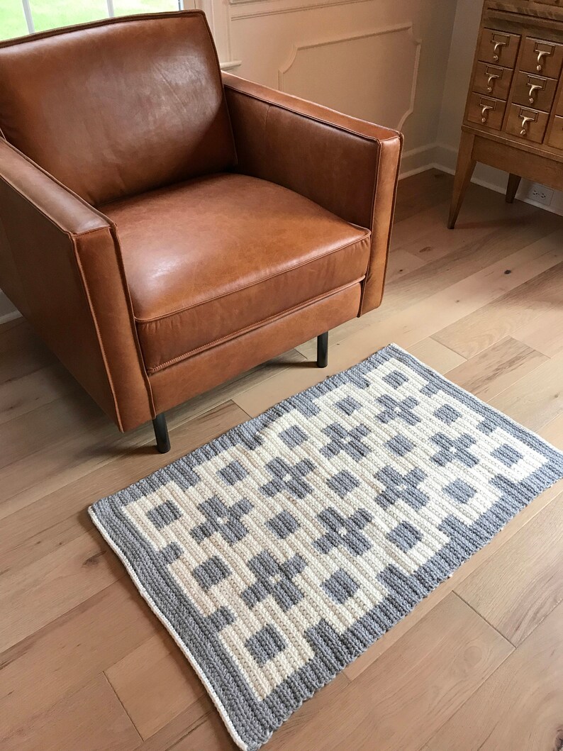 Crochet Pattern, Crochet Rug Pattern, The Julian Crochet Rug Pattern, Crochet, Patterns and Tutorials immagine 4