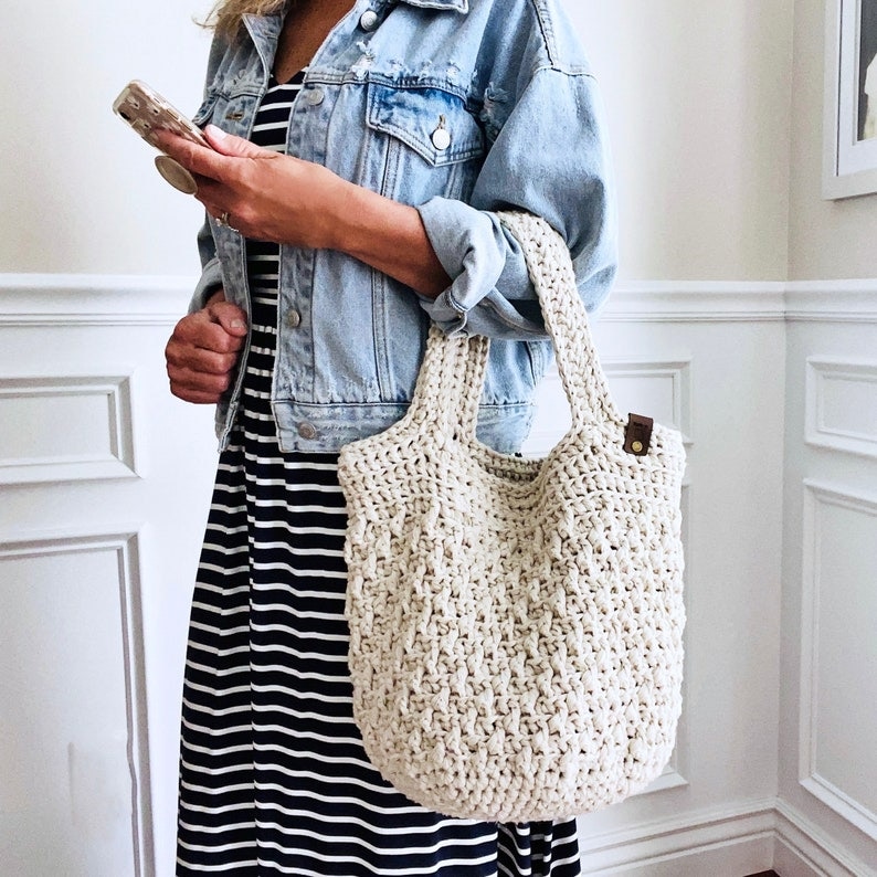 CROCHET PATTERN, The Rory Chunky Crochet Bag Pattern, Crochet Pattern image 3