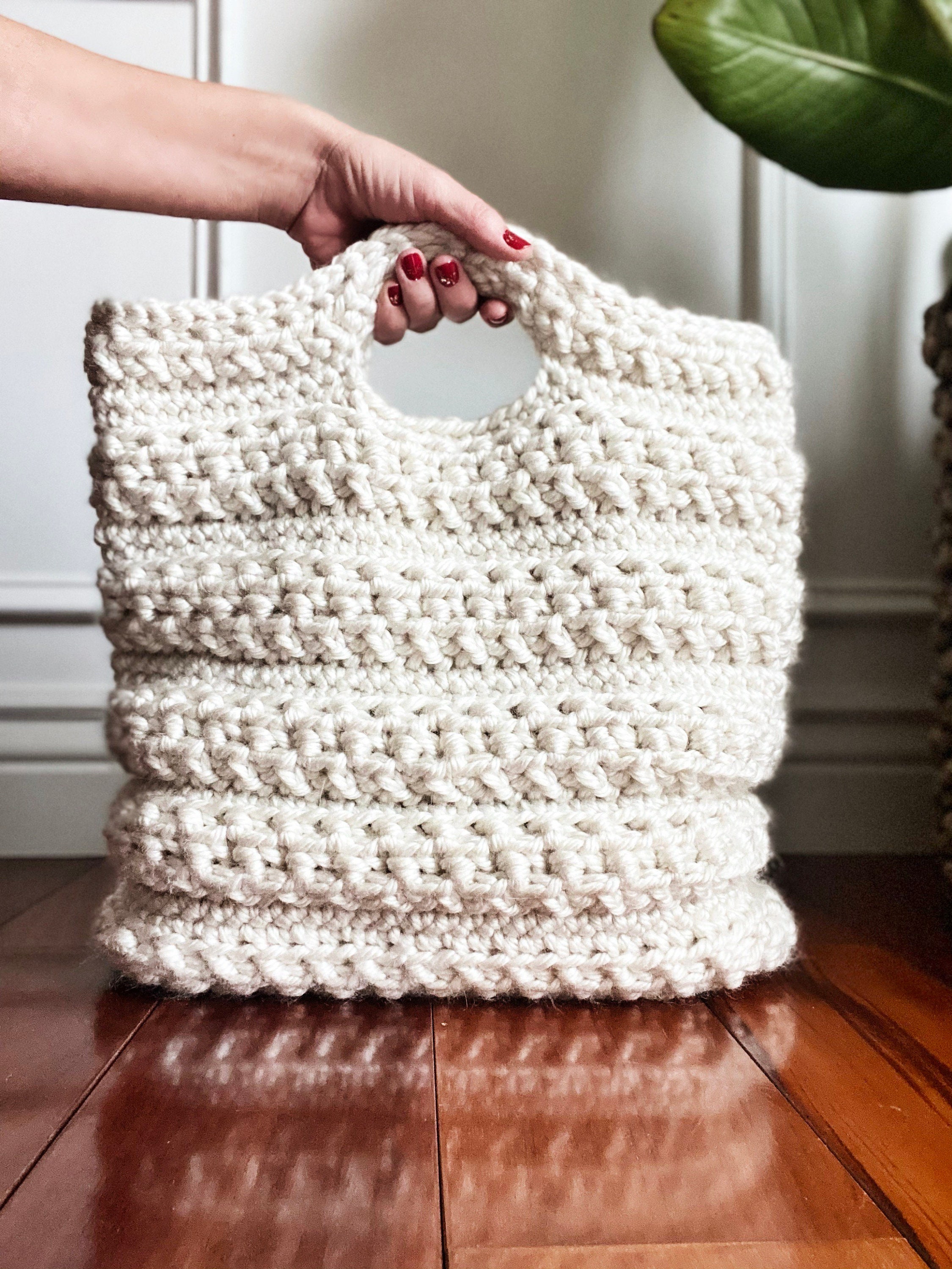 CROCHET PATTERN, the Wander Crochet Tote in 2 Sizes, Crochet Bag