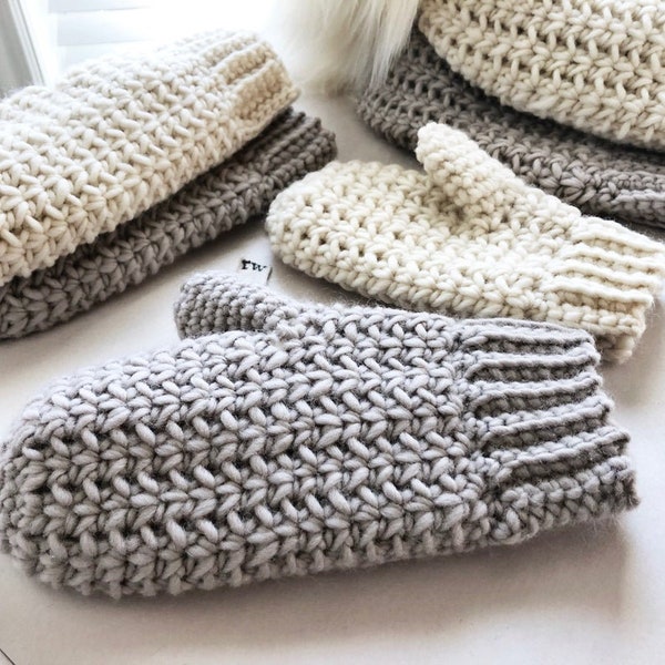 CROCHET PATTERN, The Remy Mittens, Crochet Mittens, Easy Pattern, Mitten Pattern, Crochet Mittens, Pattern, Crochet