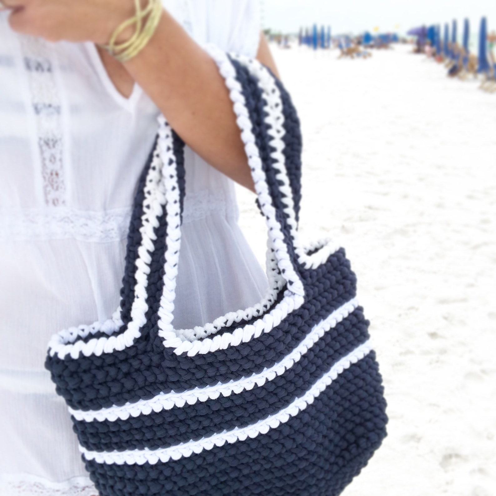 CROCHET PATTERN the Oceana Crochet Tote Crochet Pattern - Etsy