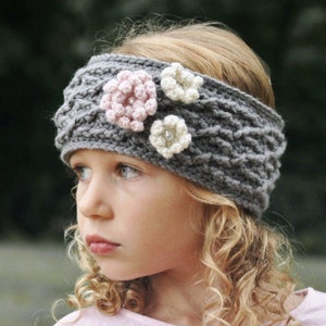 Crochet Headband Pattern, Crochet Pattern, The Carys Cabled Headband Pattern, Crochet Pattern, Crochet Earwarmer Pattern, Pattern, Crochet image 2