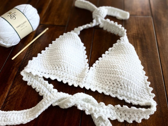 CROCHET PATTERN The Daisy Bralette Crochet Bralette pattern | Etsy