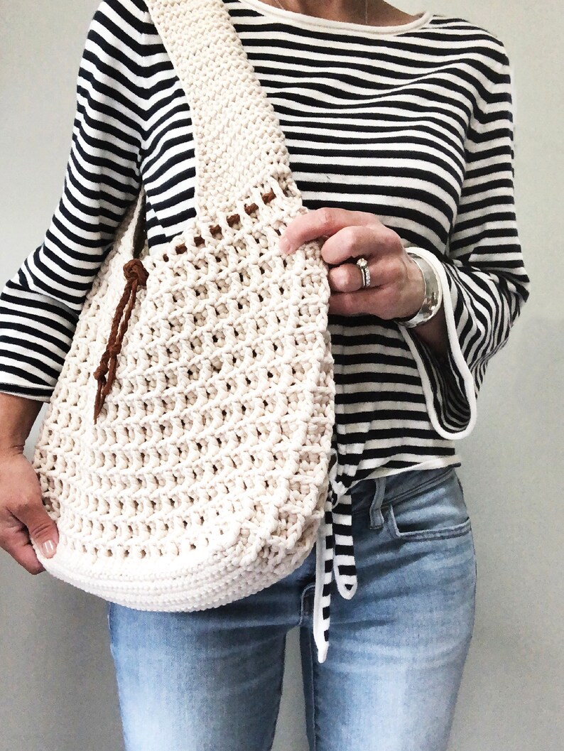 Crochet Bag Pattern, The Waffle Stitch Crochet Bag Pattern, Crochet Bag Pattern, Crochet Pattern, Summer Bag Pattern, Crochet Handbag Patter image 3