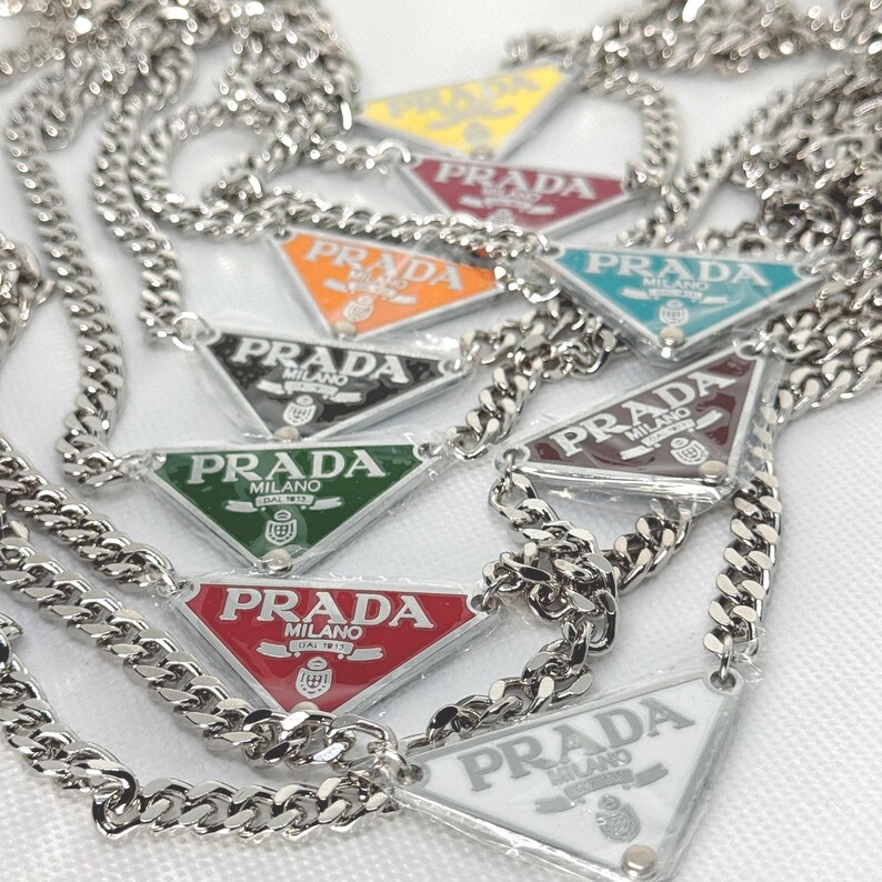 Vintage Repurposed P Letter Necklace - Unique Triangle Design, Handmade ...