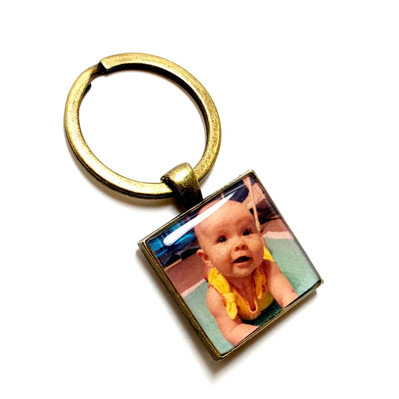 Photo Keychain. Create Your Own. Personalized Photo Image Etsy