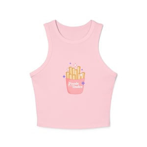 Foods Before Dudes Tank Top: Funny Women&#39;s Sleeveless Shirt